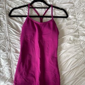 Lululemon Power Y Tank, Purple, Size 4